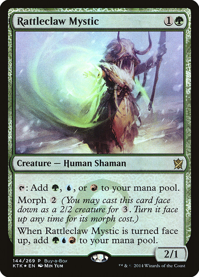 Rattleclaw Mystic (Buy-A-Box) [Khans of Tarkir Promos] | D20 Games