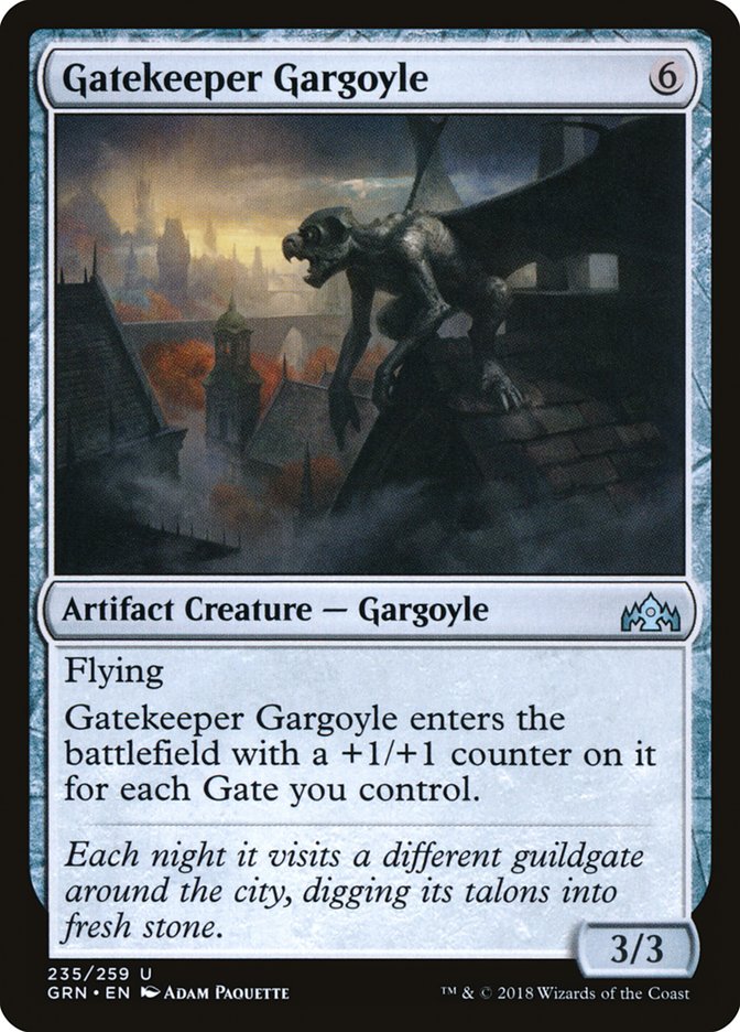 Gatekeeper Gargoyle [Guilds of Ravnica] | D20 Games