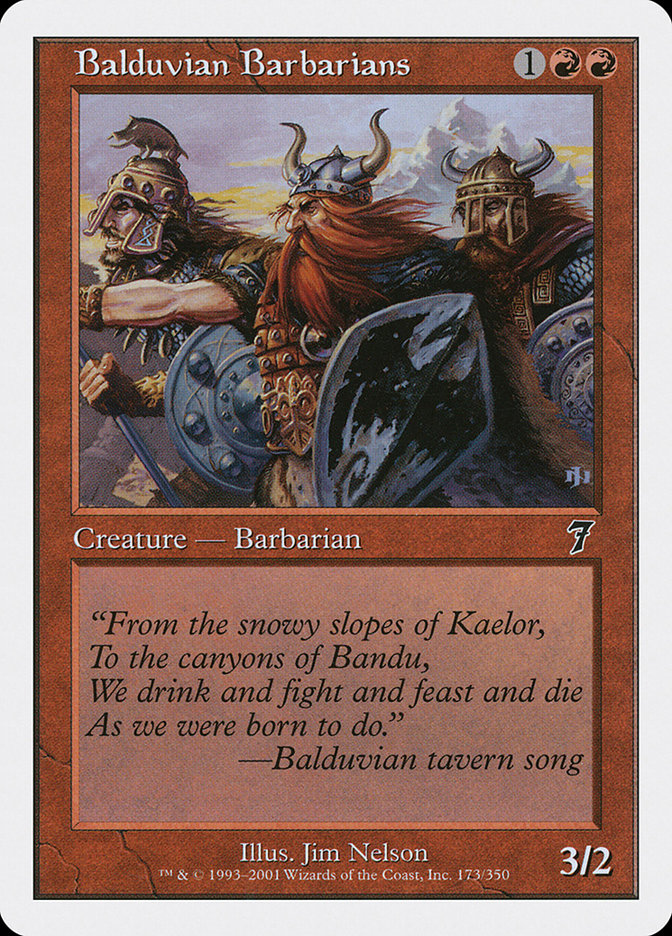 Balduvian Barbarians [Seventh Edition] | D20 Games