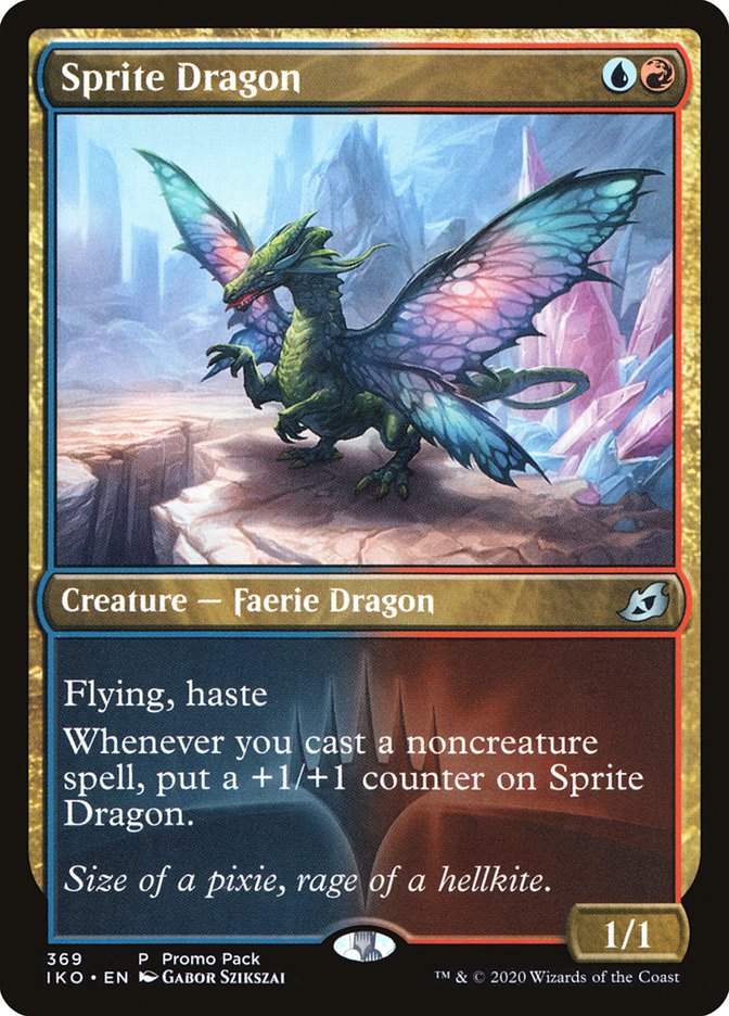 Sprite Dragon (Promo Pack) [Ikoria: Lair of Behemoths Promos] | D20 Games