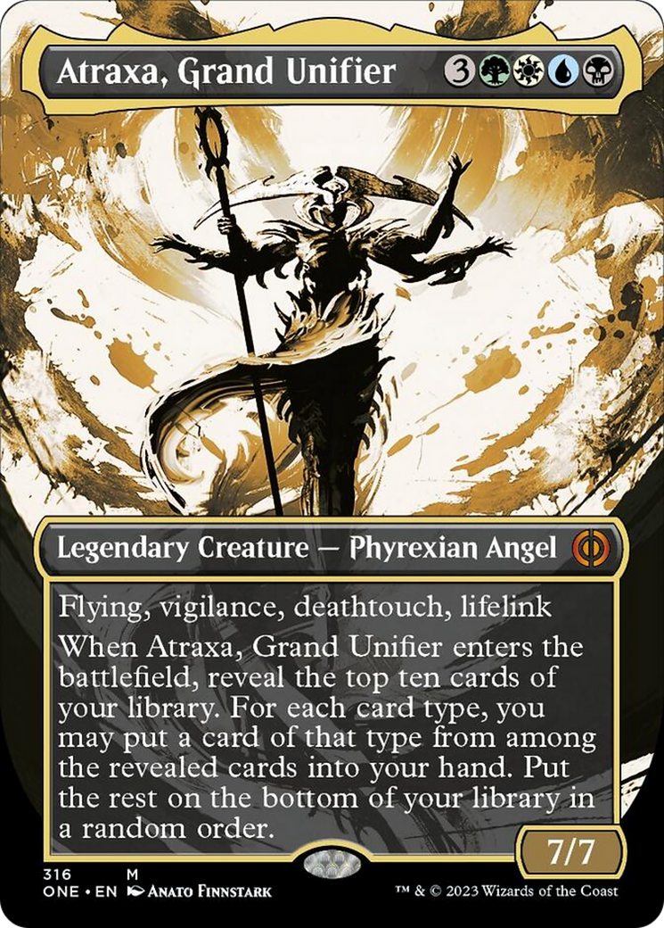 Atraxa, Grand Unifier (Borderless Ichor) [Phyrexia: All Will Be One] | D20 Games