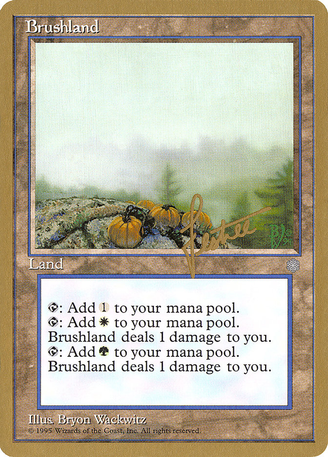 Brushland (Bertrand Lestree) [Pro Tour Collector Set] | D20 Games