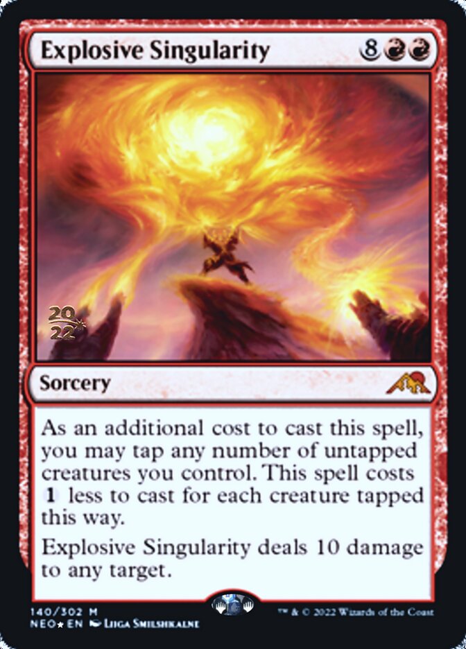 Explosive Singularity [Kamigawa: Neon Dynasty Prerelease Promos] | D20 Games