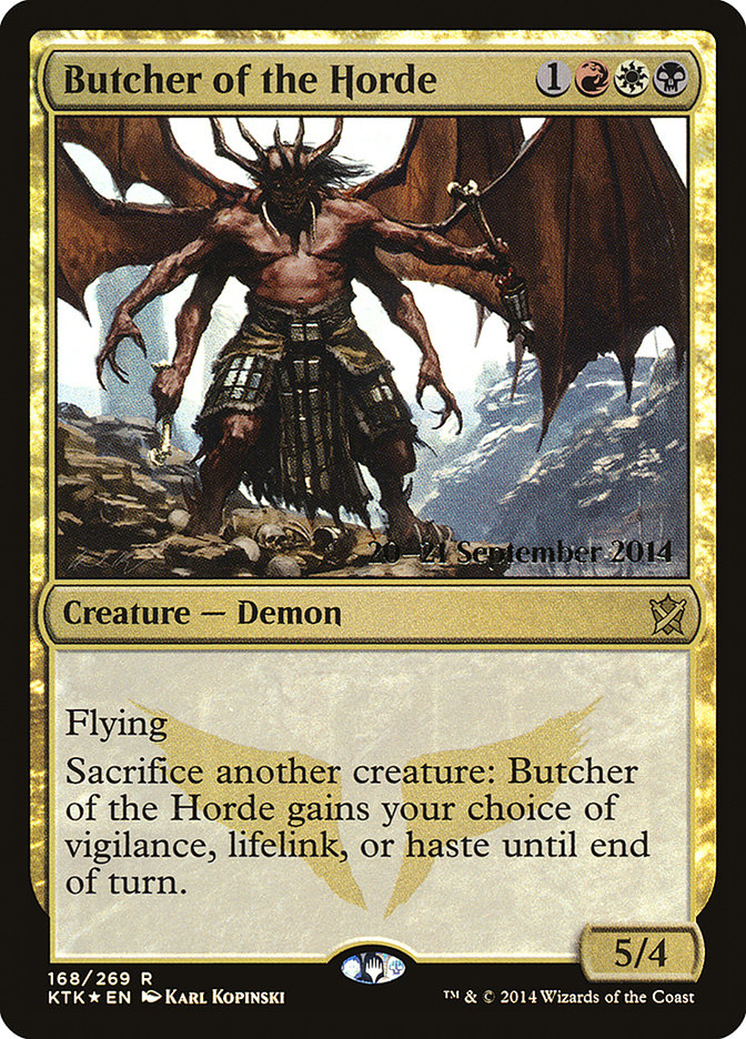 Butcher of the Horde  [Khans of Tarkir Prerelease Promos] | D20 Games