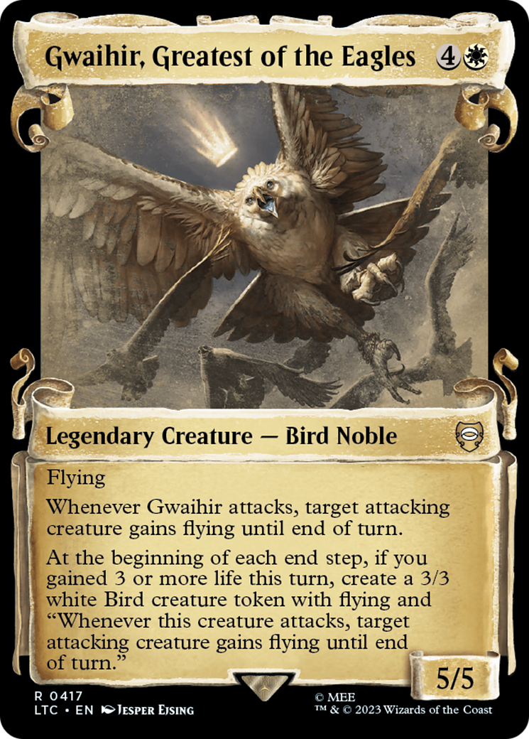 Gwaihir, Greatest of the Eagles [The Lord of the Rings: Tales of Middle-Earth Commander Showcase Scrolls] | D20 Games