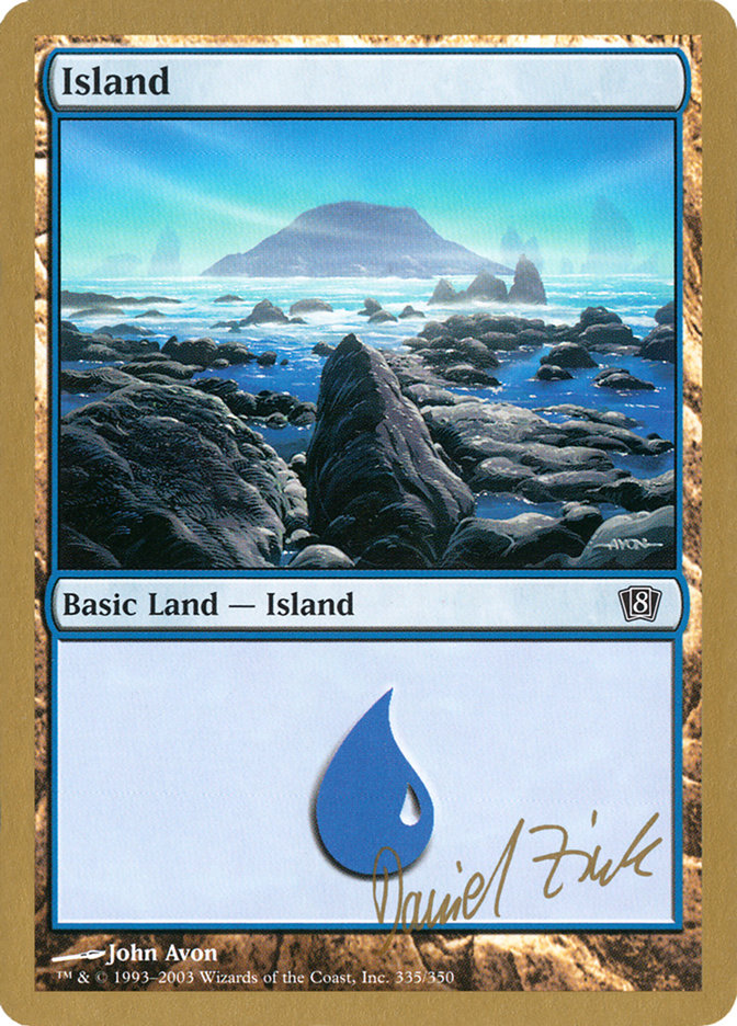 Island (dz335) (Daniel Zink) [World Championship Decks 2003] | D20 Games