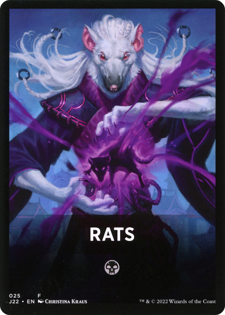 Rats Theme Card [Jumpstart 2022 Front Cards] | D20 Games