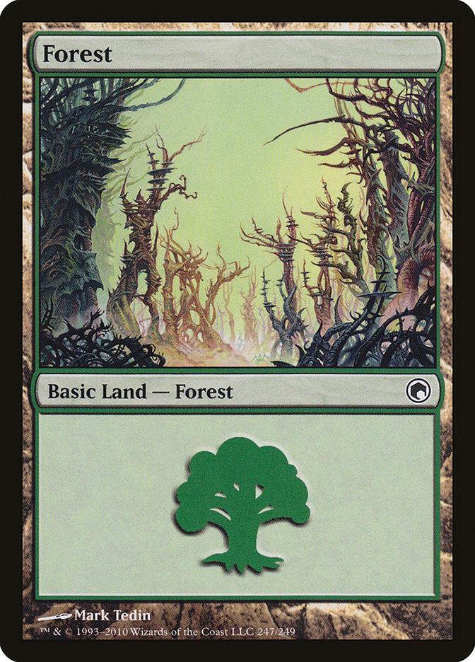 Forest (247) [Scars of Mirrodin] | D20 Games