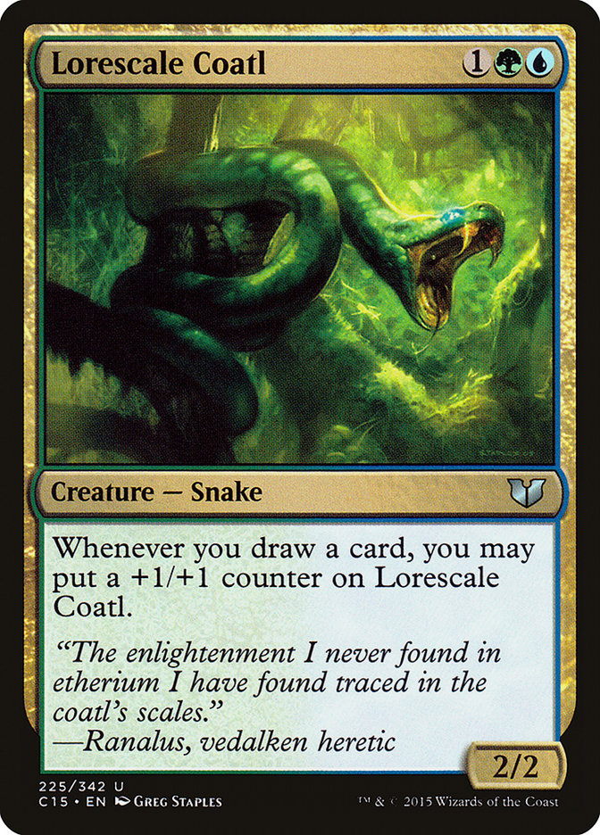 Lorescale Coatl [Commander 2015] | D20 Games