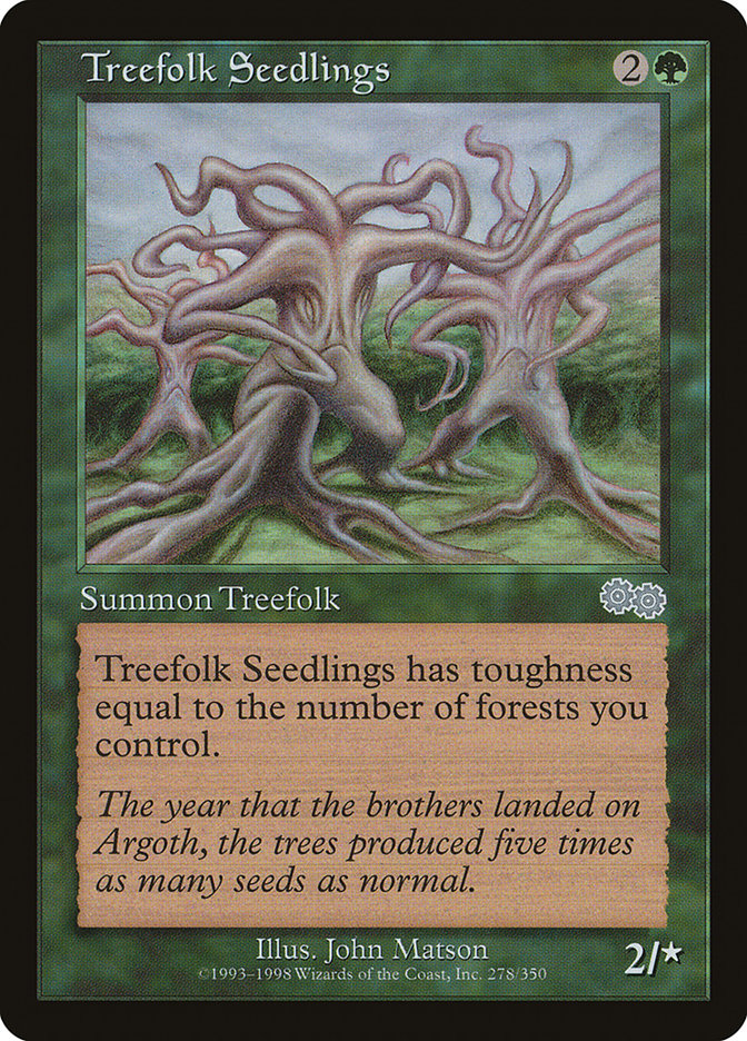 Treefolk Seedlings [Urza's Saga] | D20 Games