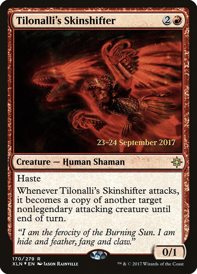 Tilonalli's Skinshifter  [Ixalan Prerelease Promos] | D20 Games