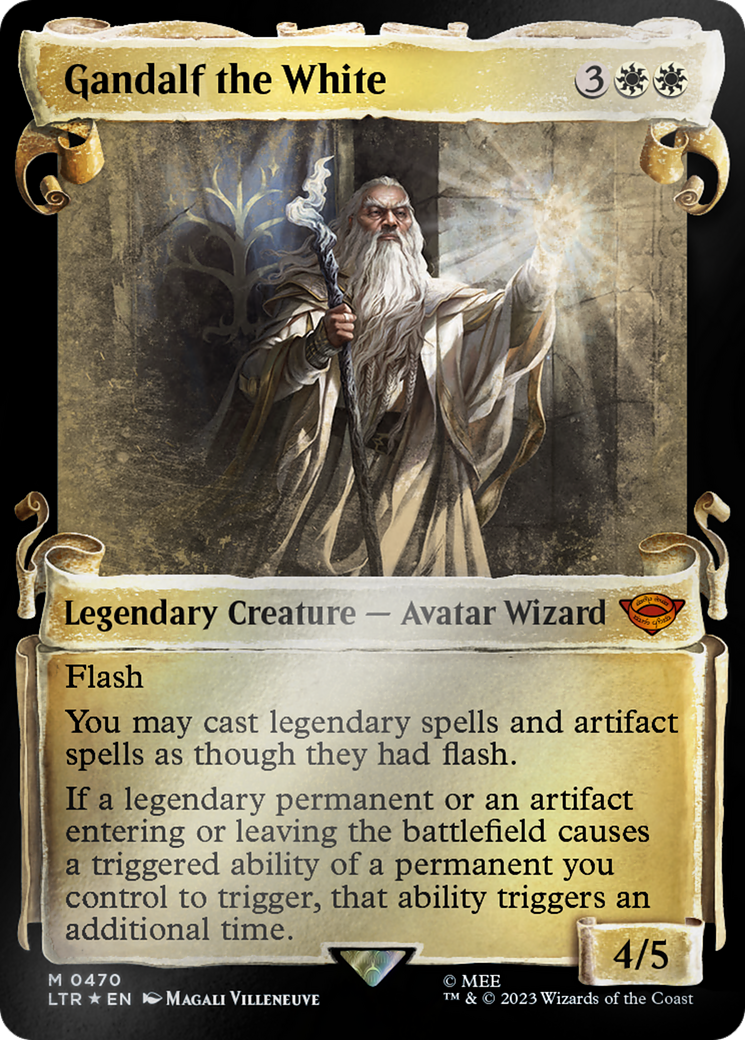 Gandalf the White [The Lord of the Rings: Tales of Middle-Earth Showcase Scrolls] | D20 Games