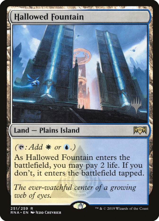 Hallowed Fountain (Promo Pack) [Ravnica Allegiance Promos] | D20 Games