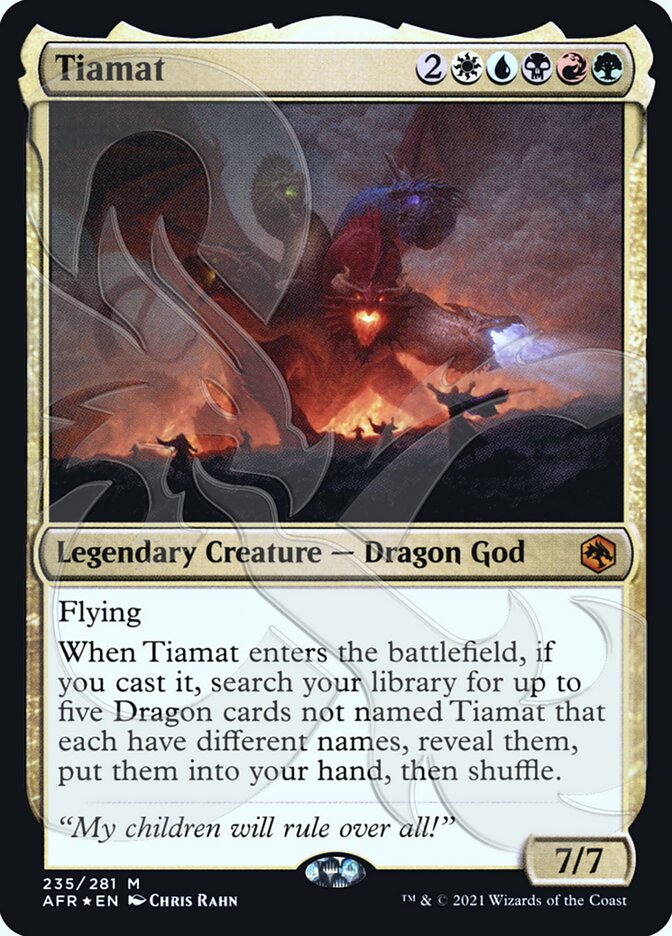 Tiamat (Ampersand Promo) [Dungeons & Dragons: Adventures in the Forgotten Realms Promos] | D20 Games