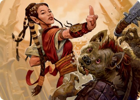 Half-Elf Monk Art Card [Dungeons & Dragons: Adventures in the Forgotten Realms Art Series] | D20 Games