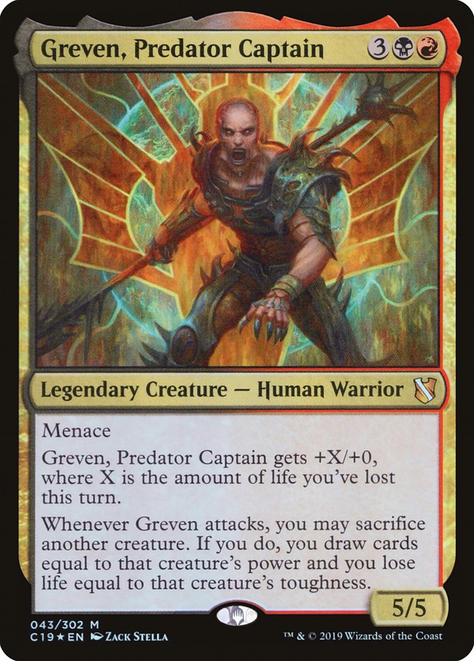 Greven, Predator Captain [Commander 2019] | D20 Games