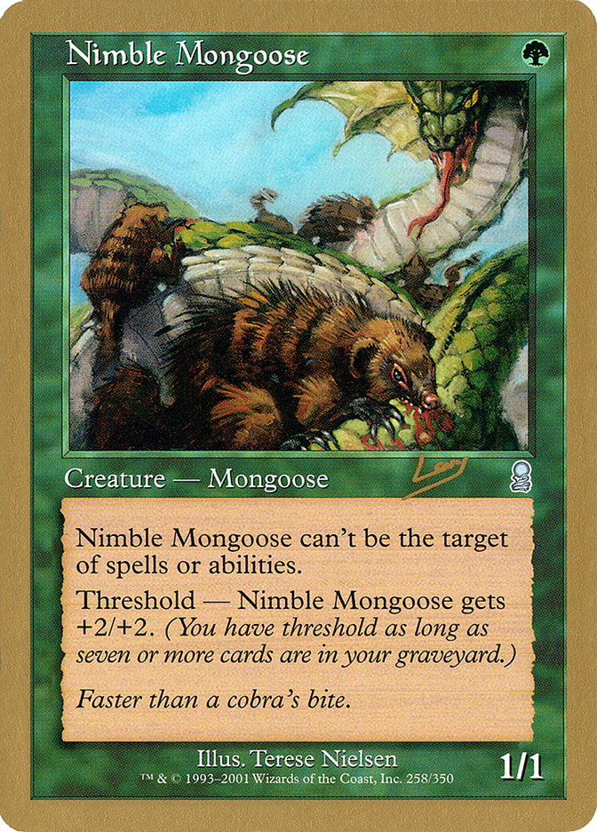 Nimble Mongoose (Raphael Levy) [World Championship Decks 2002] | D20 Games