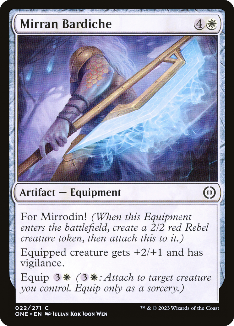 Mirran Bardiche [Phyrexia: All Will Be One] | D20 Games