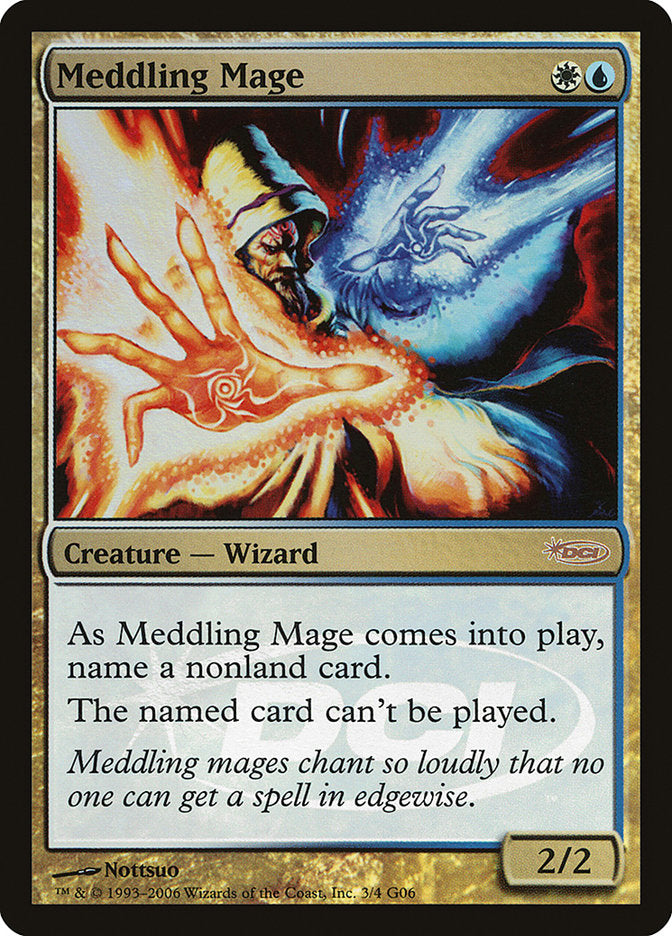 Meddling Mage [Judge Gift Cards 2006] | D20 Games