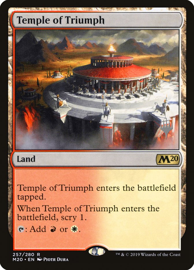 Temple of Triumph (Promo Pack) [Core Set 2020 Promos] | D20 Games