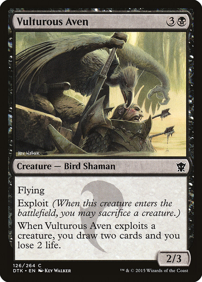 Vulturous Aven [Dragons of Tarkir] | D20 Games