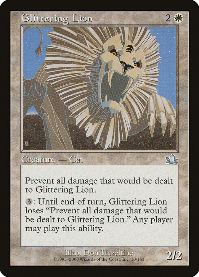 Glittering Lion [Prophecy] | D20 Games