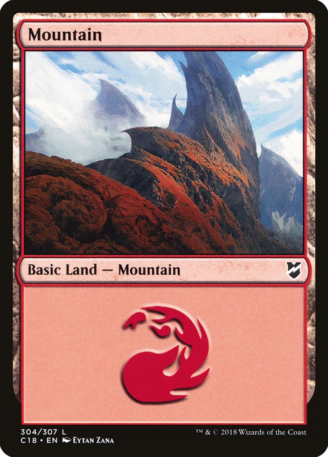 Mountain (304) [Commander 2018] | D20 Games