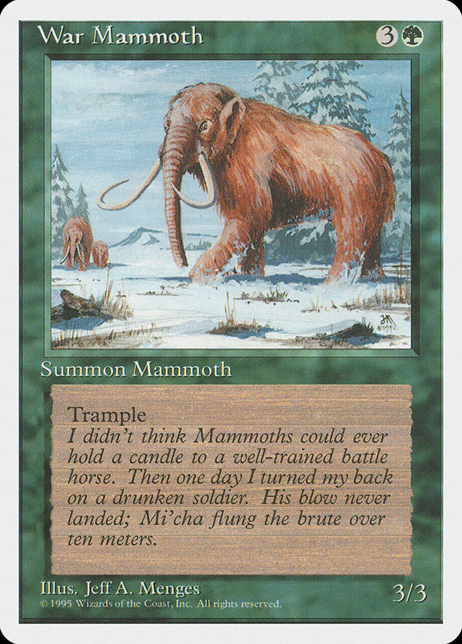War Mammoth [Fourth Edition] | D20 Games