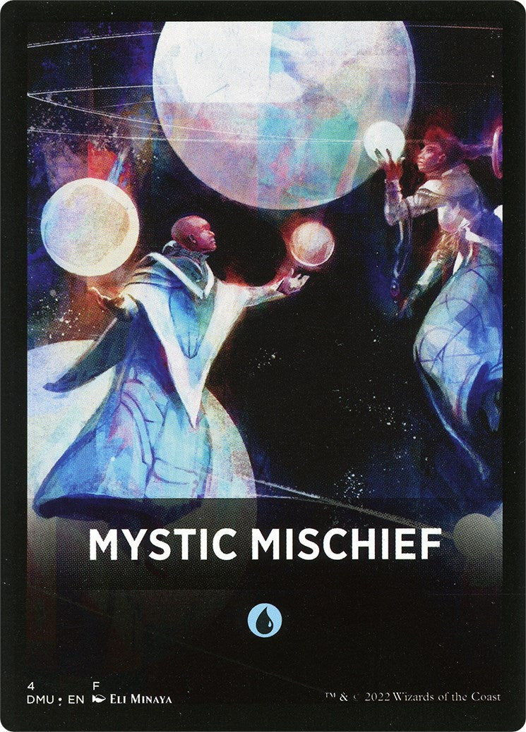 Mystic Mischief Theme Card [Dominaria United Tokens] | D20 Games