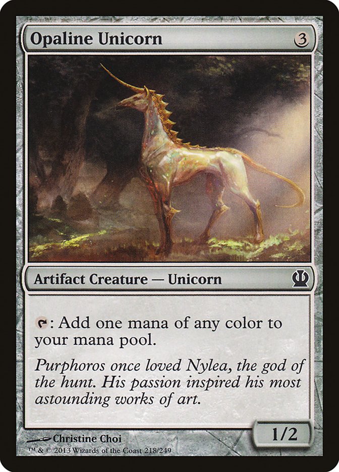 Opaline Unicorn [Theros] | D20 Games