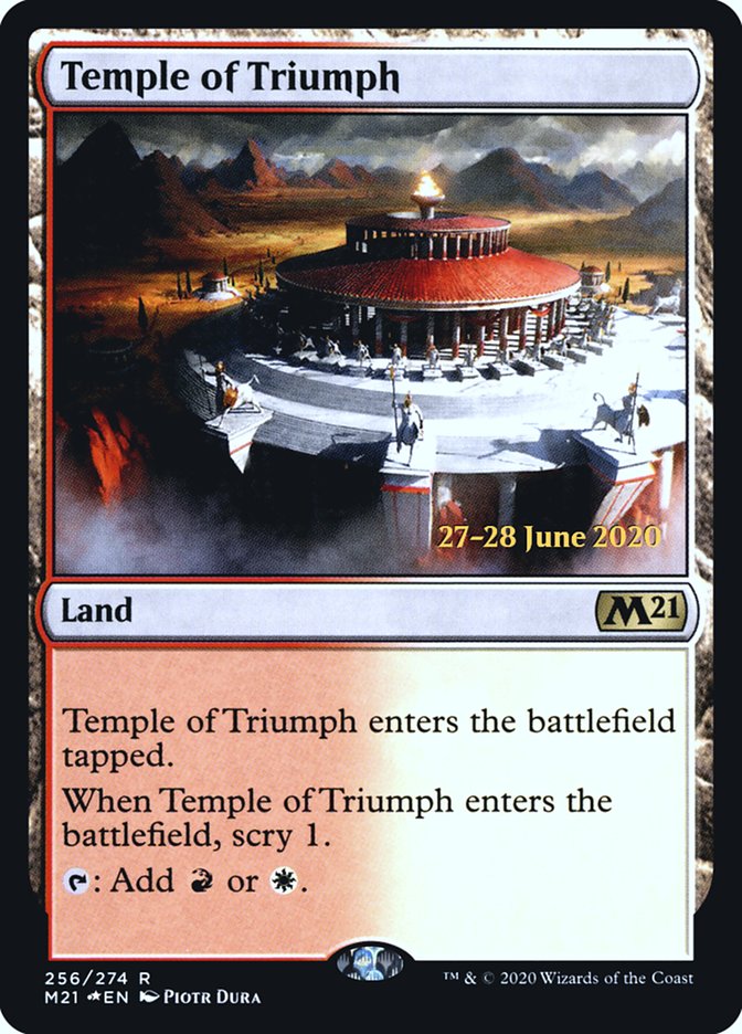 Temple of Triumph  [Core Set 2021 Prerelease Promos] | D20 Games