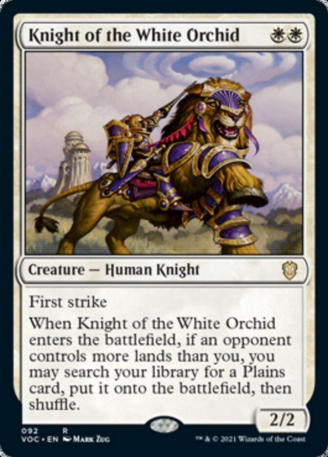 Knight of the White Orchid [Innistrad: Crimson Vow Commander] | D20 Games