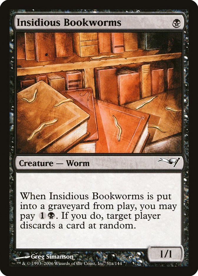 Insidious Bookworms [Coldsnap Theme Decks] | D20 Games