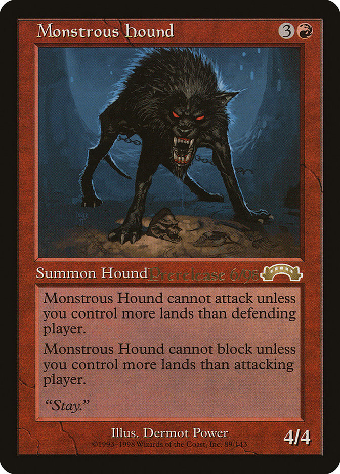 Monstrous Hound [Exodus Promos] | D20 Games