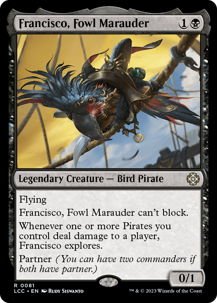 Francisco, Fowl Marauder [The Lost Caverns of Ixalan Commander] | D20 Games