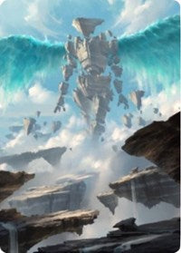 Celestial Colonnade Art Card [Zendikar Rising Art Series] | D20 Games