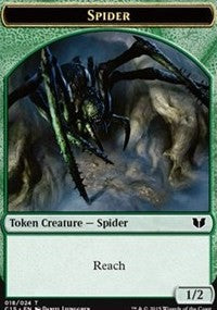 Spider // Wolf Double-Sided Token [Commander 2015 Tokens] | D20 Games