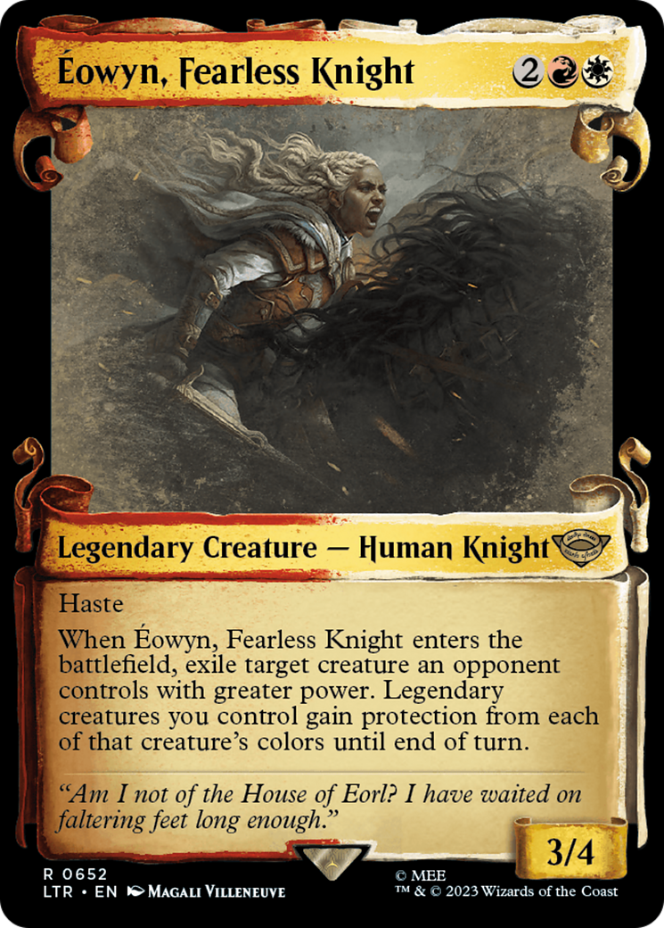 Eowyn, Fearless Knight [The Lord of the Rings: Tales of Middle-Earth Showcase Scrolls] | D20 Games