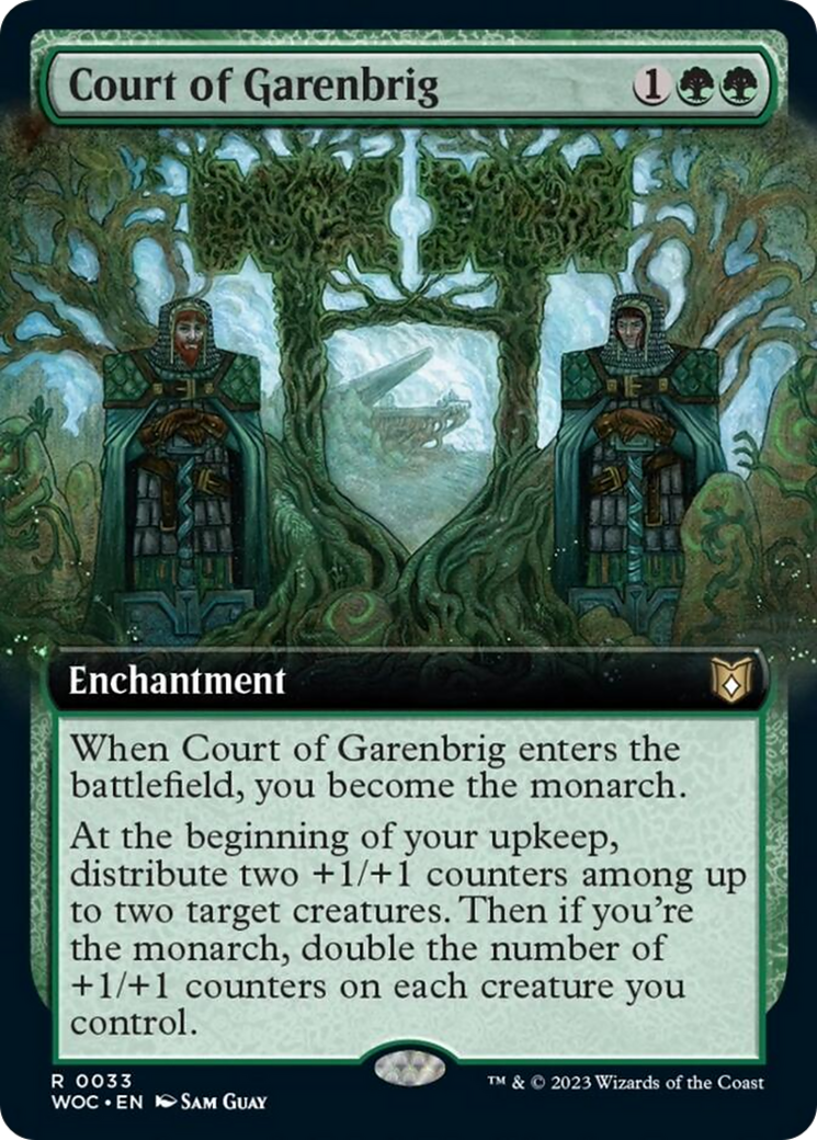 Court of Garenbrig (Extended Art) [Wilds of Eldraine Commander] | D20 Games