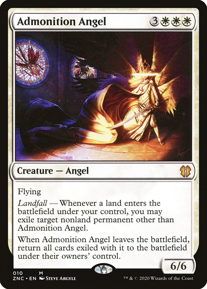 Admonition Angel [Zendikar Rising Commander] | D20 Games