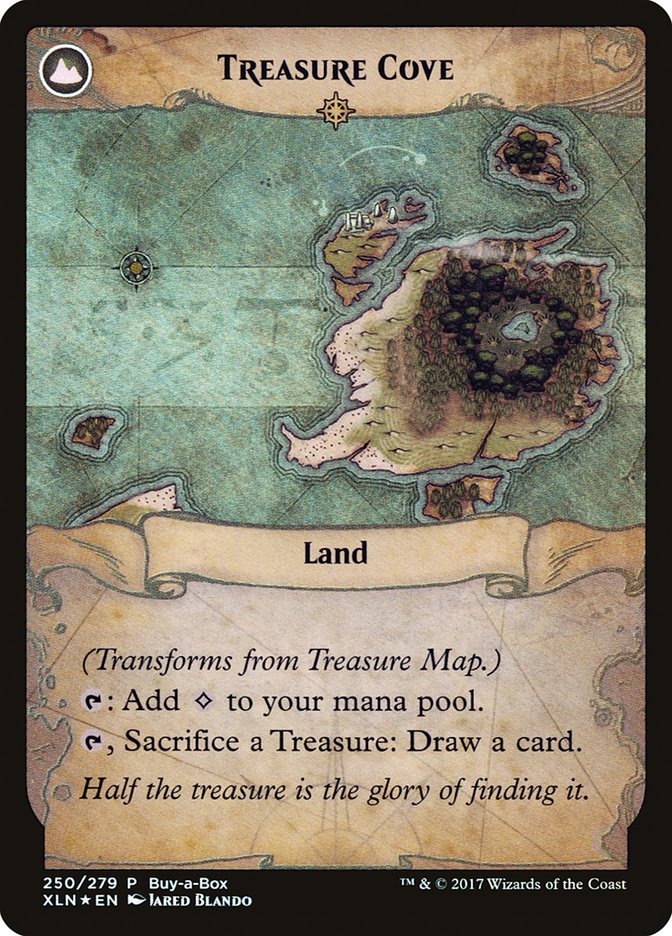 Treasure Map // Treasure Cove (Buy-A-Box) [Ixalan Treasure Chest] | D20 Games