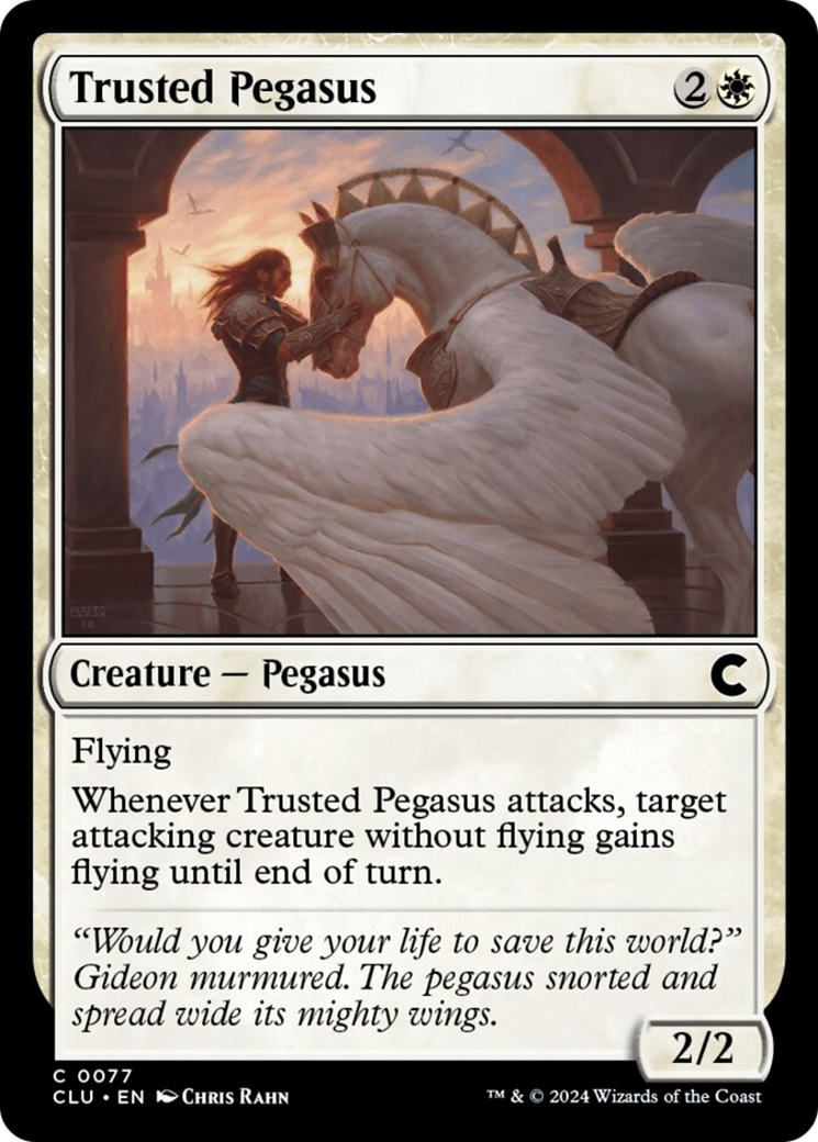 Trusted Pegasus [Ravnica: Clue Edition] | D20 Games