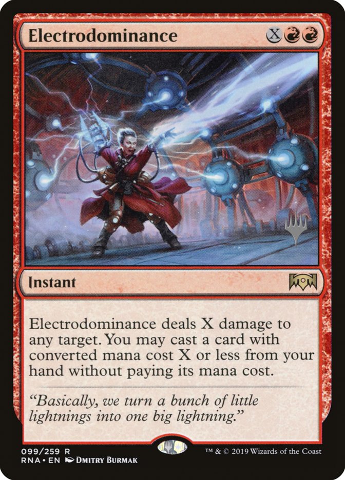 Electrodominance (Promo Pack) [Ravnica Allegiance Promos] | D20 Games