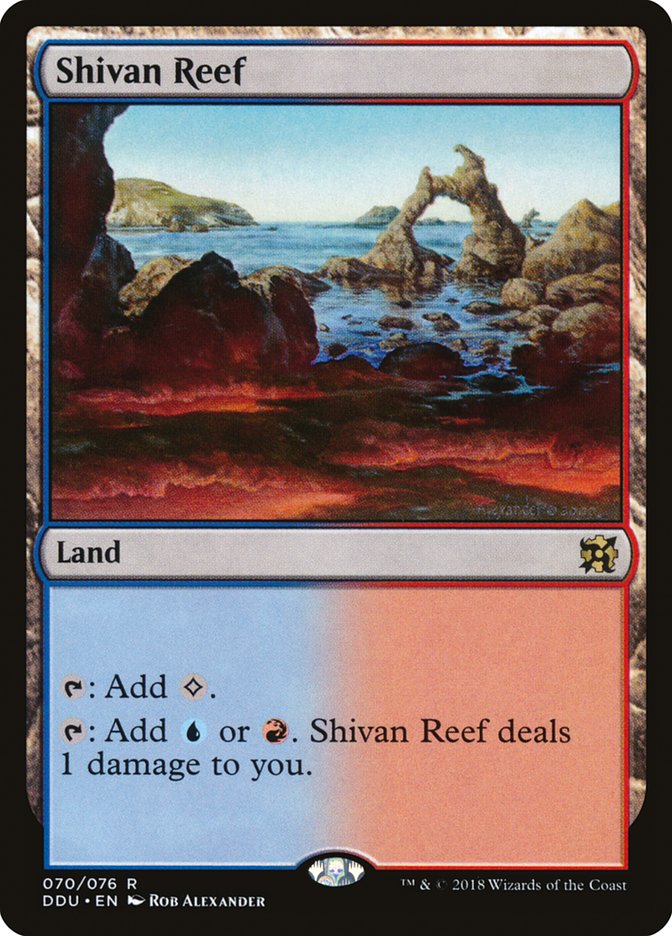 Shivan Reef [Duel Decks: Elves vs. Inventors] | D20 Games