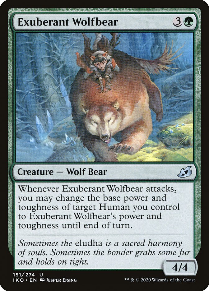 Exuberant Wolfbear [Ikoria: Lair of Behemoths] | D20 Games