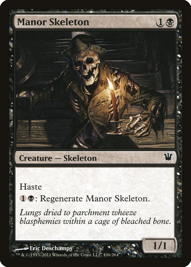 Manor Skeleton [Innistrad] | D20 Games