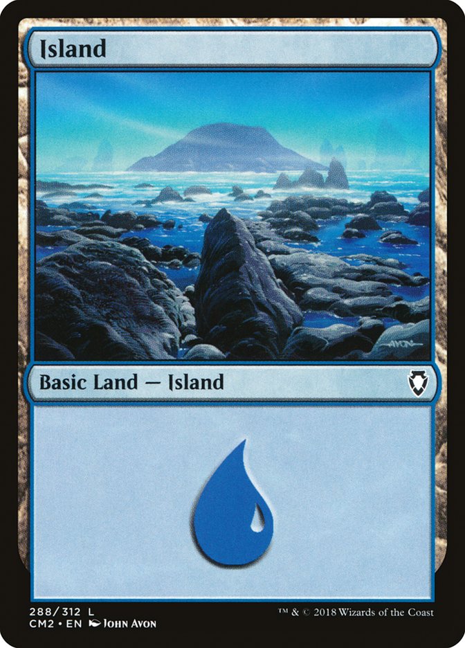 Island (288) [Commander Anthology Volume II] | D20 Games