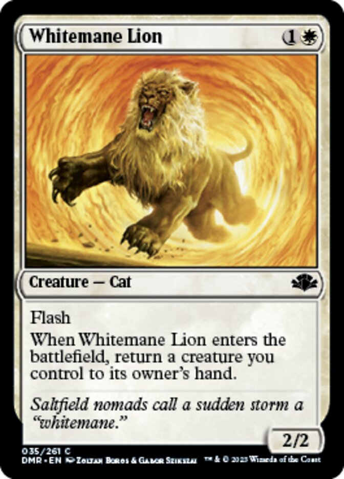 Whitemane Lion [Dominaria Remastered] | D20 Games