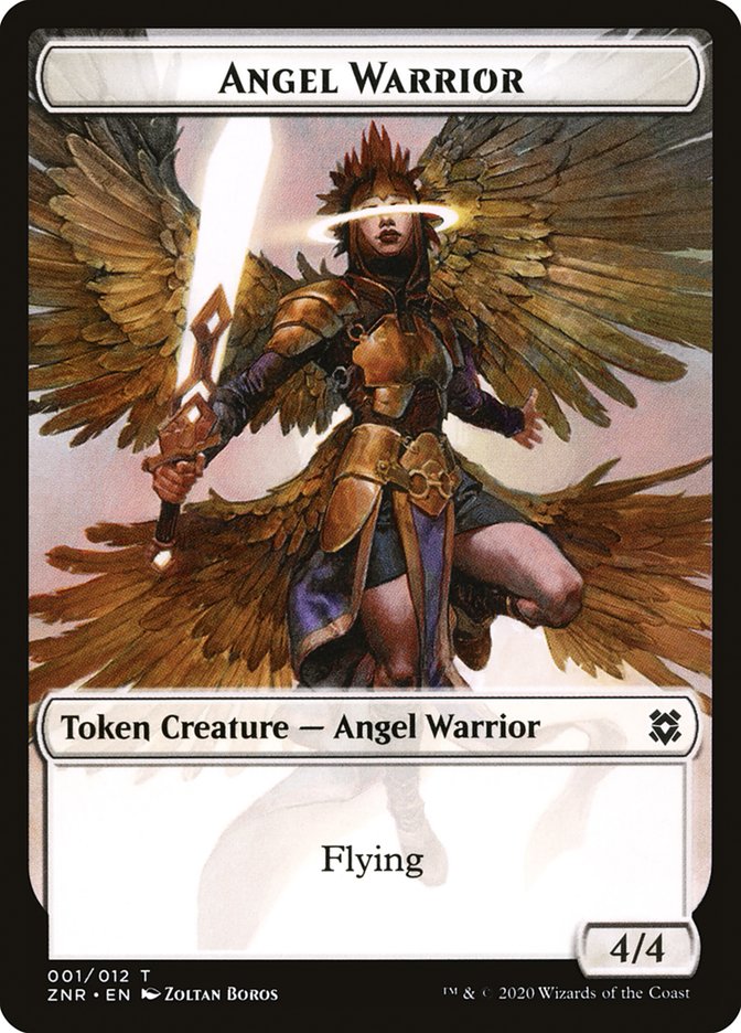 Angel Warrior [Zendikar Rising Tokens] | D20 Games