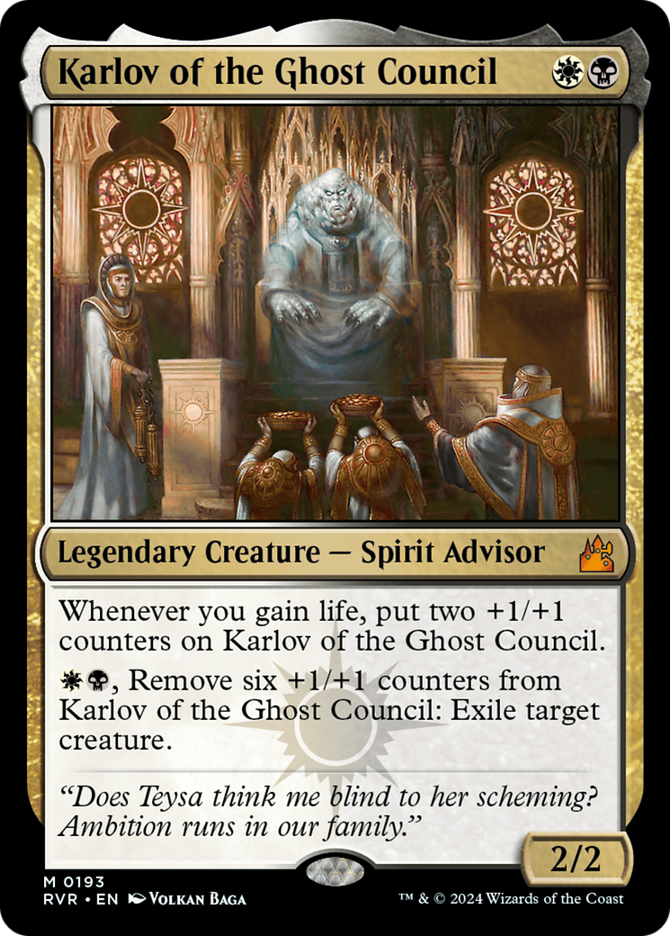 Karlov of the Ghost Council [Ravnica Remastered] | D20 Games